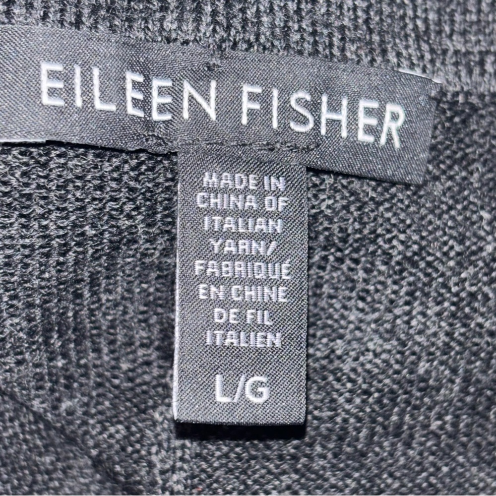 Eileen Fisher Italian Merino Wool Turtleneck Sweater - Picture 8 of 14